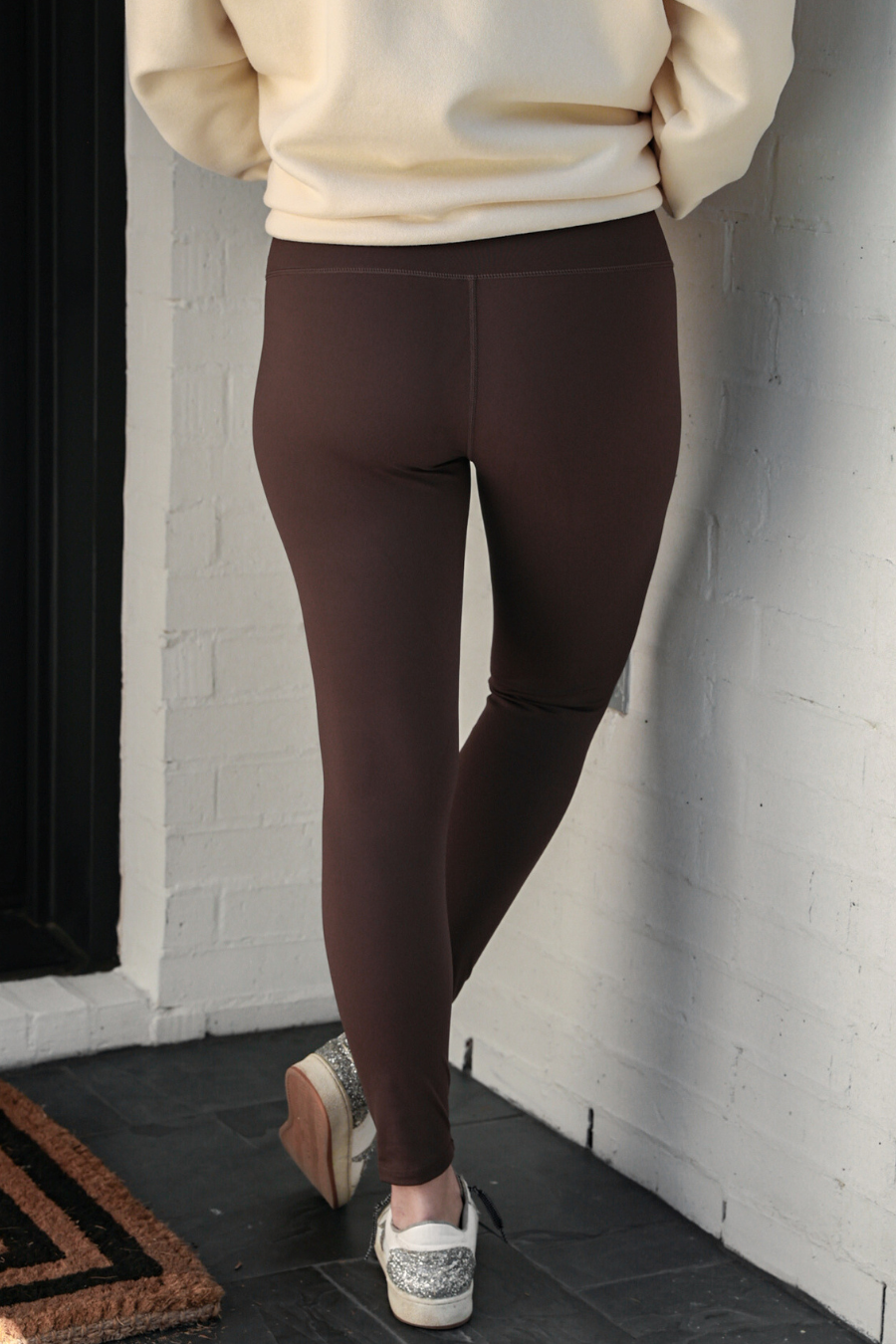 PREORDER- Compression Leggings- Chocolate