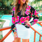 Slip Into Floral Button Up Top