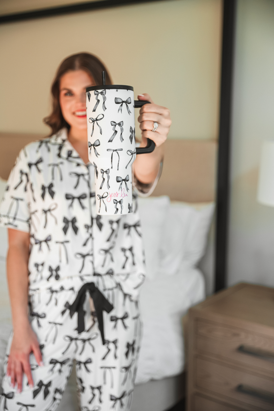 Midnight Bow Tumbler