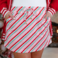 PREORDER- Candy Cane Stripes Skort