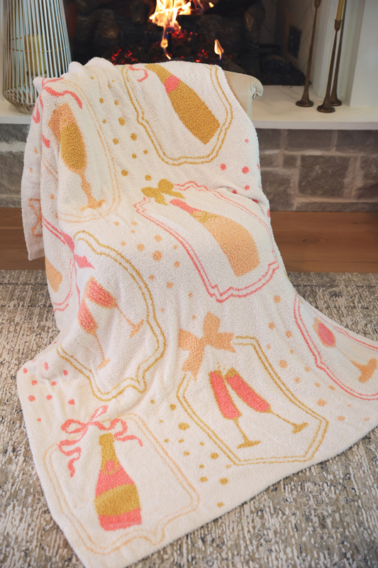PREORDER- Bows & Bubbly Blanket