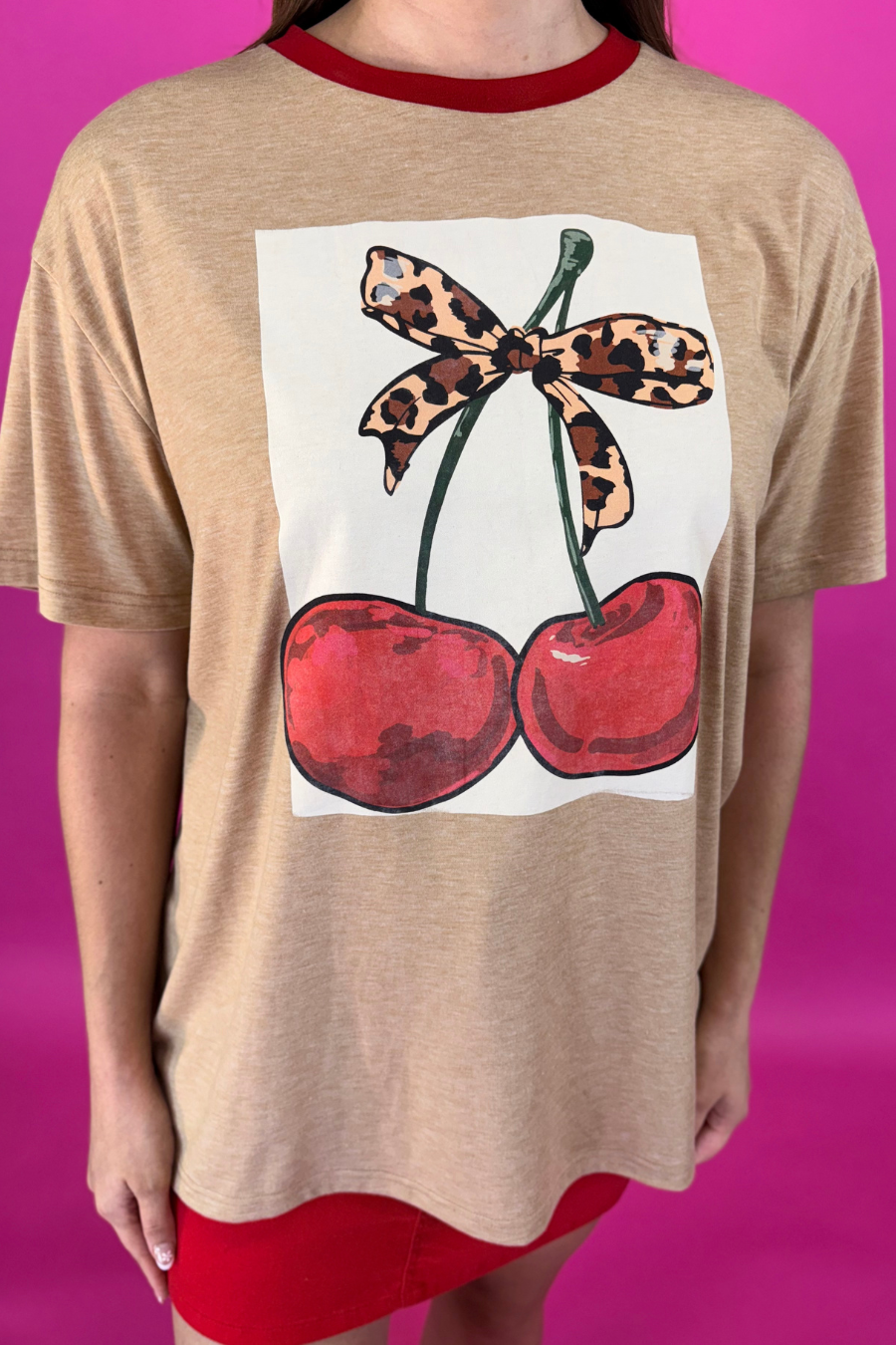 PREORDER- Cherry Sweet Oversized Tee