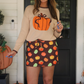 PREORDER- Harvest Hues Pumpkin Skort