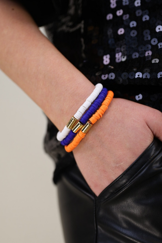 Space City Disk Bracelet Set