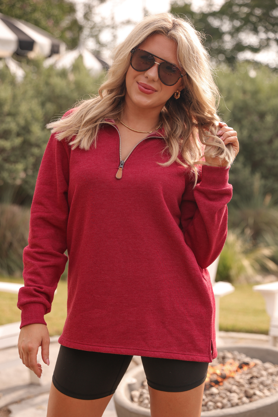 PREORDER- Miley Quarter Zip Pullover