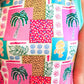Lucy Tank Dress- Tropical Patchwork