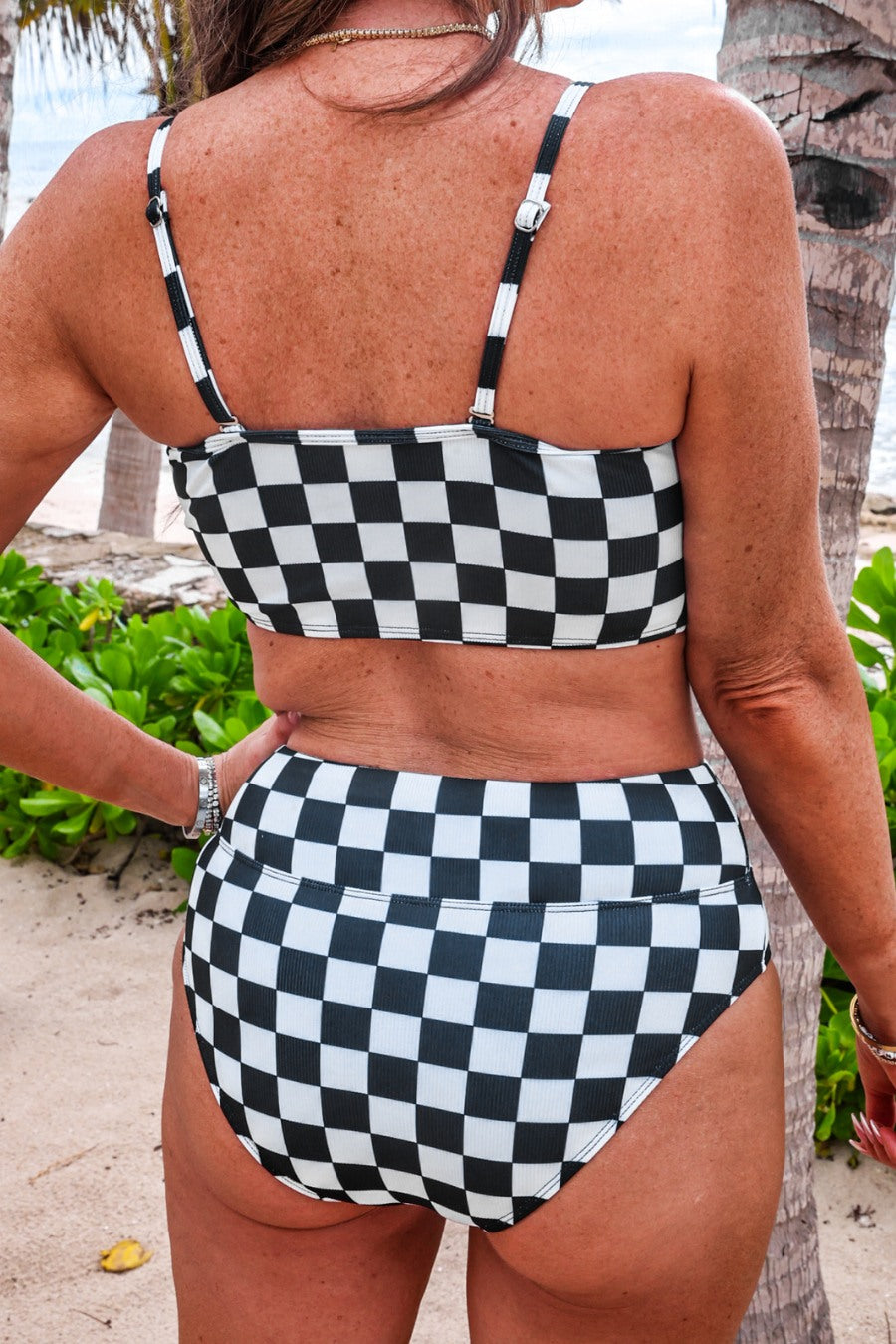 PREORDER- Sundazed Two Piece Swimsuit- Checkerboard Checkered
