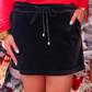 Velvet Hour Skort- Black