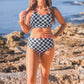 PREORDER- Sundazed Two Piece Swimsuit- Checkerboard Checkered