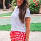 PREORDER- Red Gingham Everyday Shorts