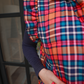 Patterned In Plaid Puffer Vest