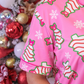 **2ND CUT** Bow Christmas Treat Ruffle Pajama Set