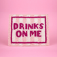 PREORDER- Beaded Coin Purse- Drinks on Me