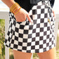 PREORDER- Checkerboard Checkered Skort