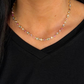 Santorini Stone Necklace- Pink