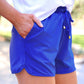 PREORDER- Solid Blue Everyday Shorts