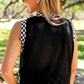 PREORDER- Checkmate Ribbed Tank- Black