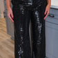 PREORDER- Bring the Sparkle Sequin Pants- Black