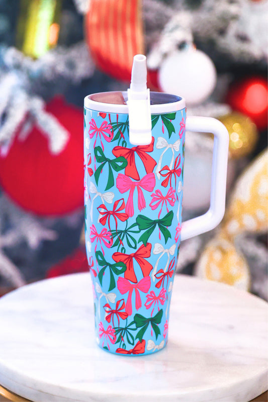 PREORDER- Jingle Bows Sleek Tumbler