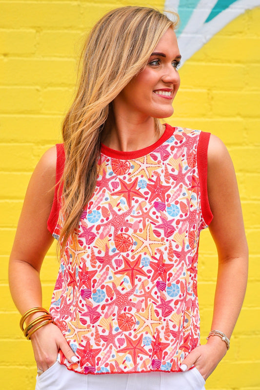 PREORDER- Heatwave Ribbed Tank- Starfish Coast