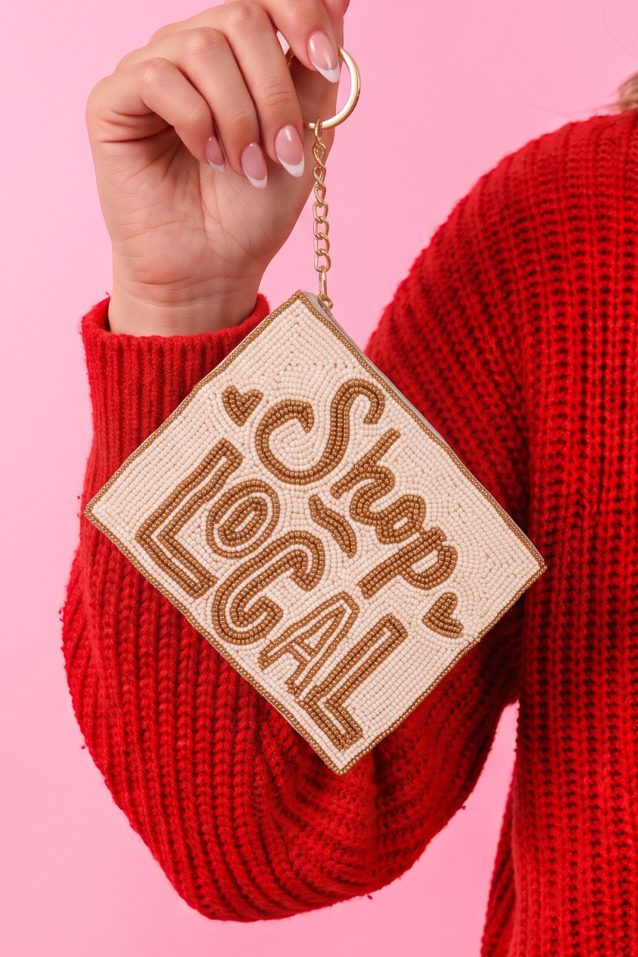 PREORDER- Beaded Coin Purse- Shop Local
