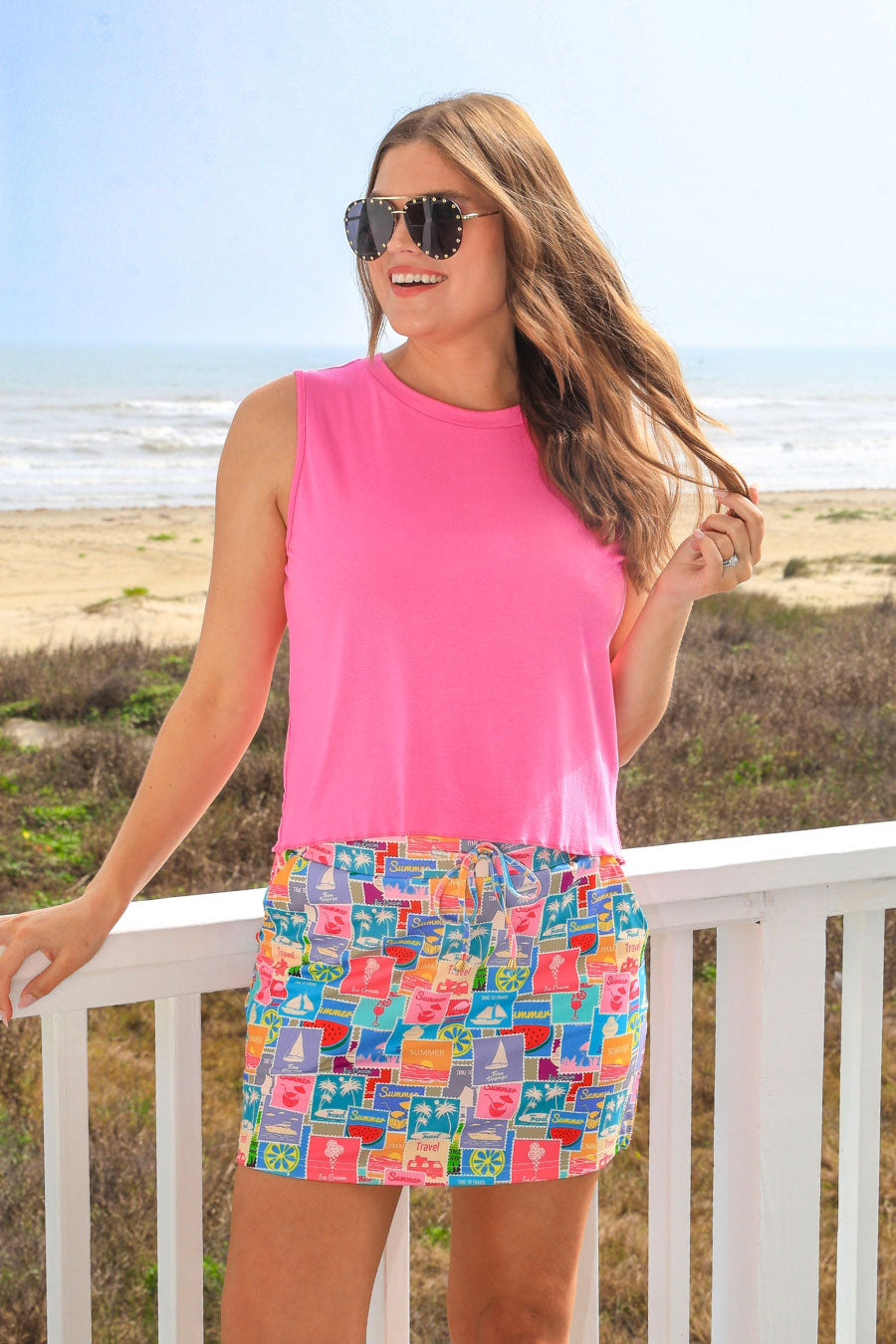 Banks Basic Lettuce Tank- Pink