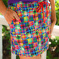 PREORDER- Happy Houndstooth Skort