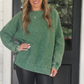 PREORDER Alexis Corded Vintage Pullover - Olive
