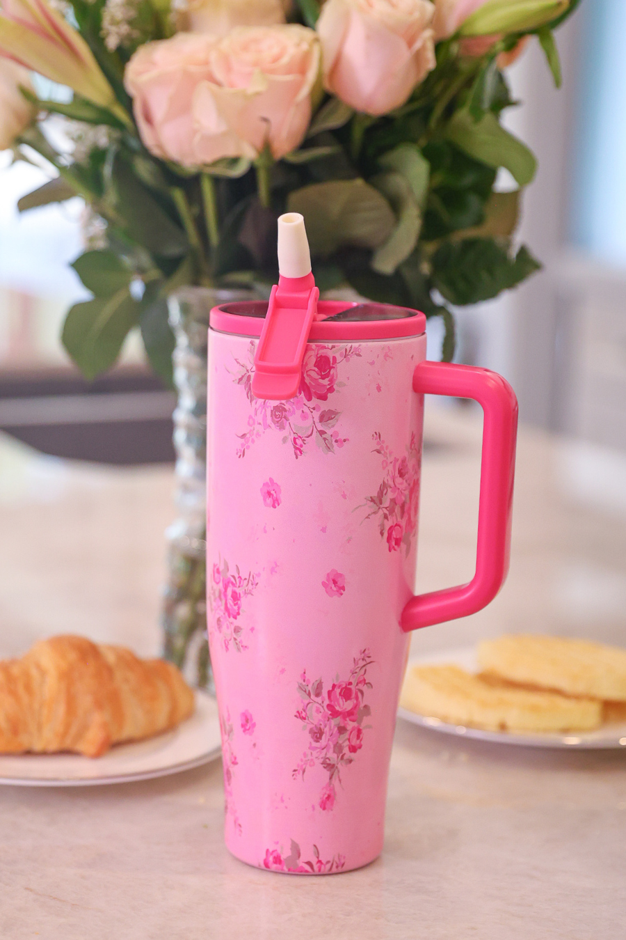 PREORDER- Blushing Blooms Sleek Tumbler