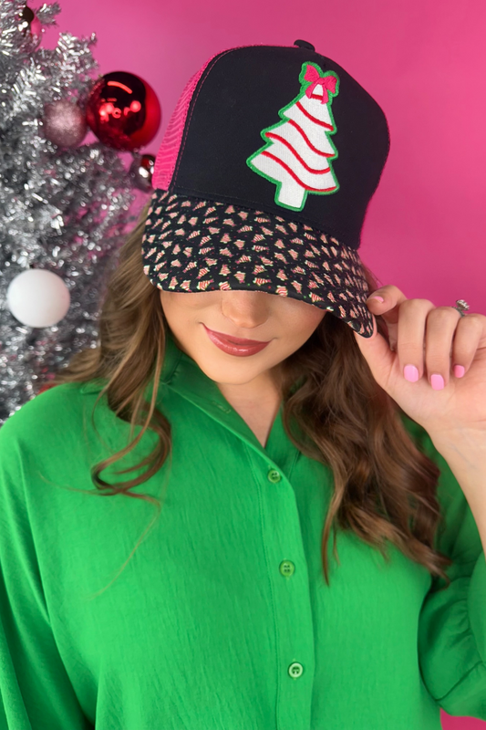 PREORDER-Bow Christmas Treat Trucker Hat