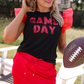 Solid Red Skort