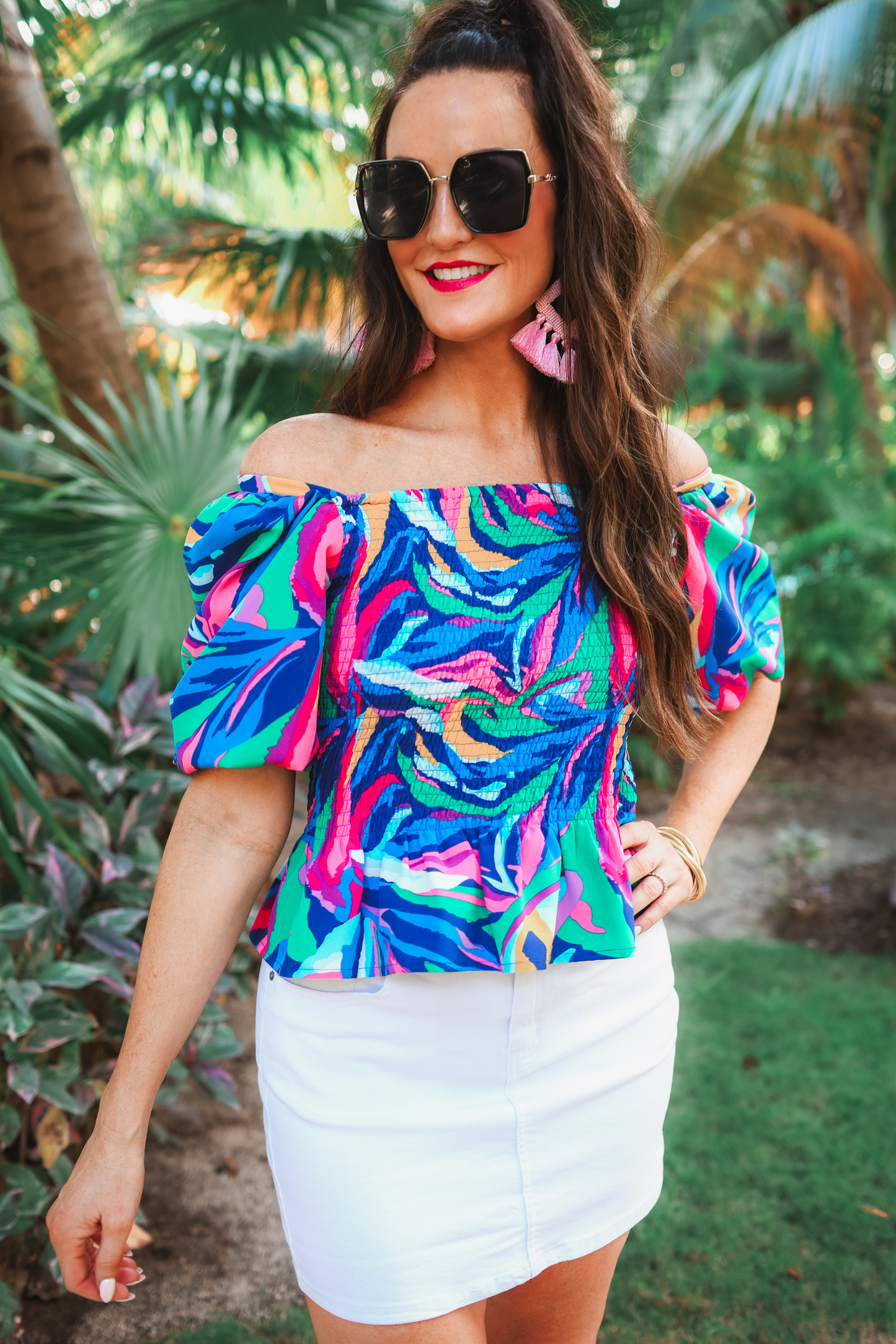 Hit The City Peplum Top