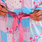 Pink Heirloom Patchwork Ruffle Pajama Set