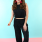 Hadley Pleated Pants Set
