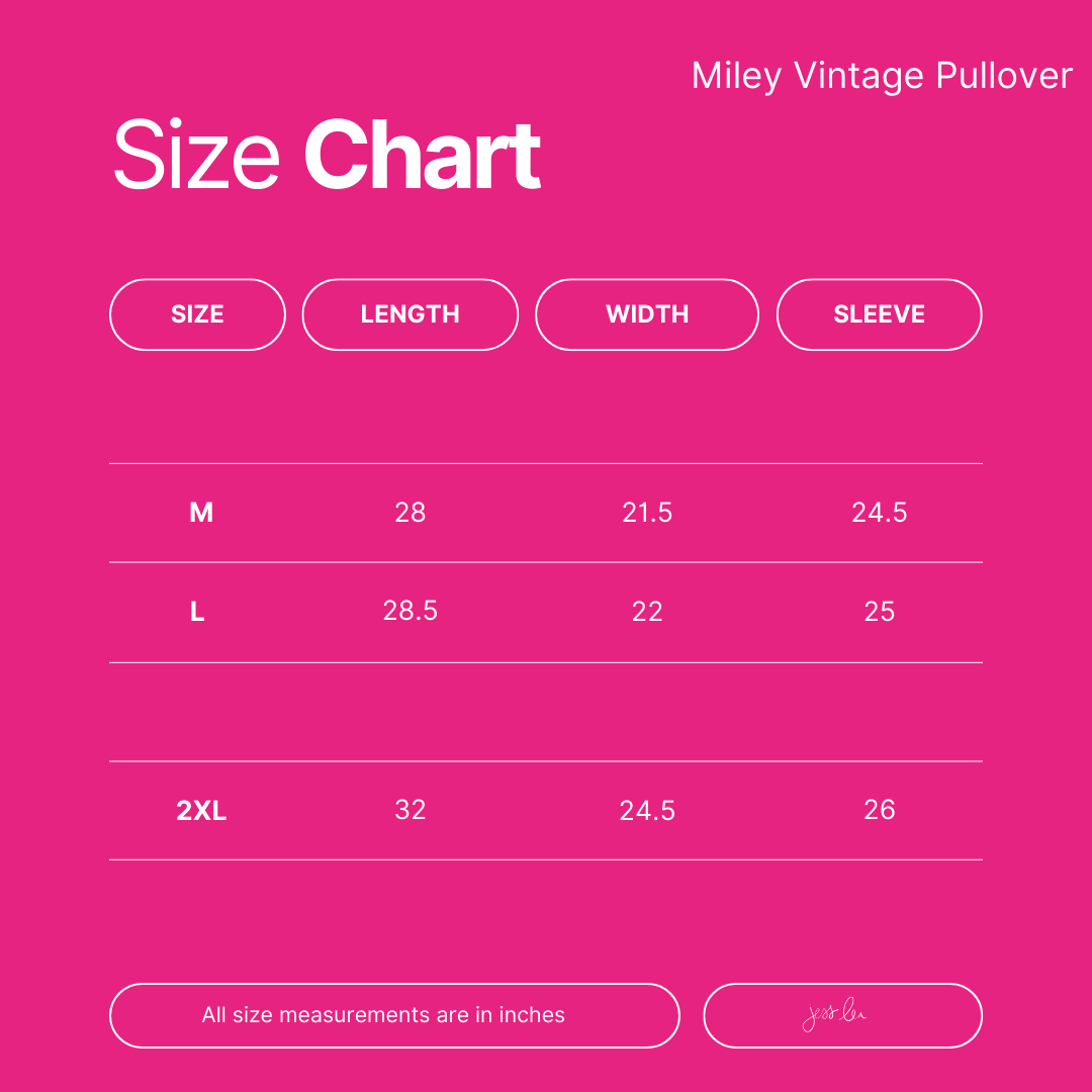 Miley Vintage Pullover