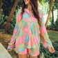 Malibu Sunset Pleated Set