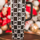 Bow Chic Checkered Sleek Tumbler