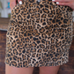 PREORDER- Nova Denim Skirt - Leopard
