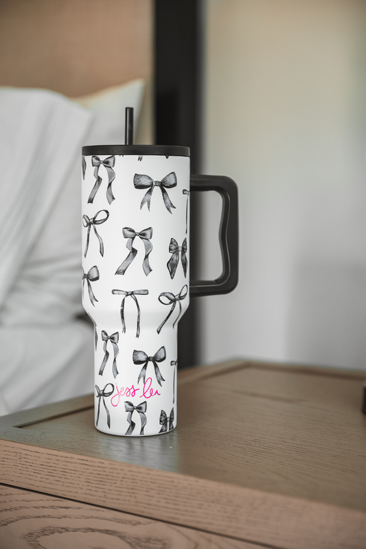 Midnight Bow Tumbler