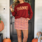 PREORDER Thankful Plaid Skort