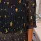 PREORDER- Chasing Stars Mesh Top- Black