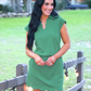 Make It Count Cap Sleeve Set- Sage