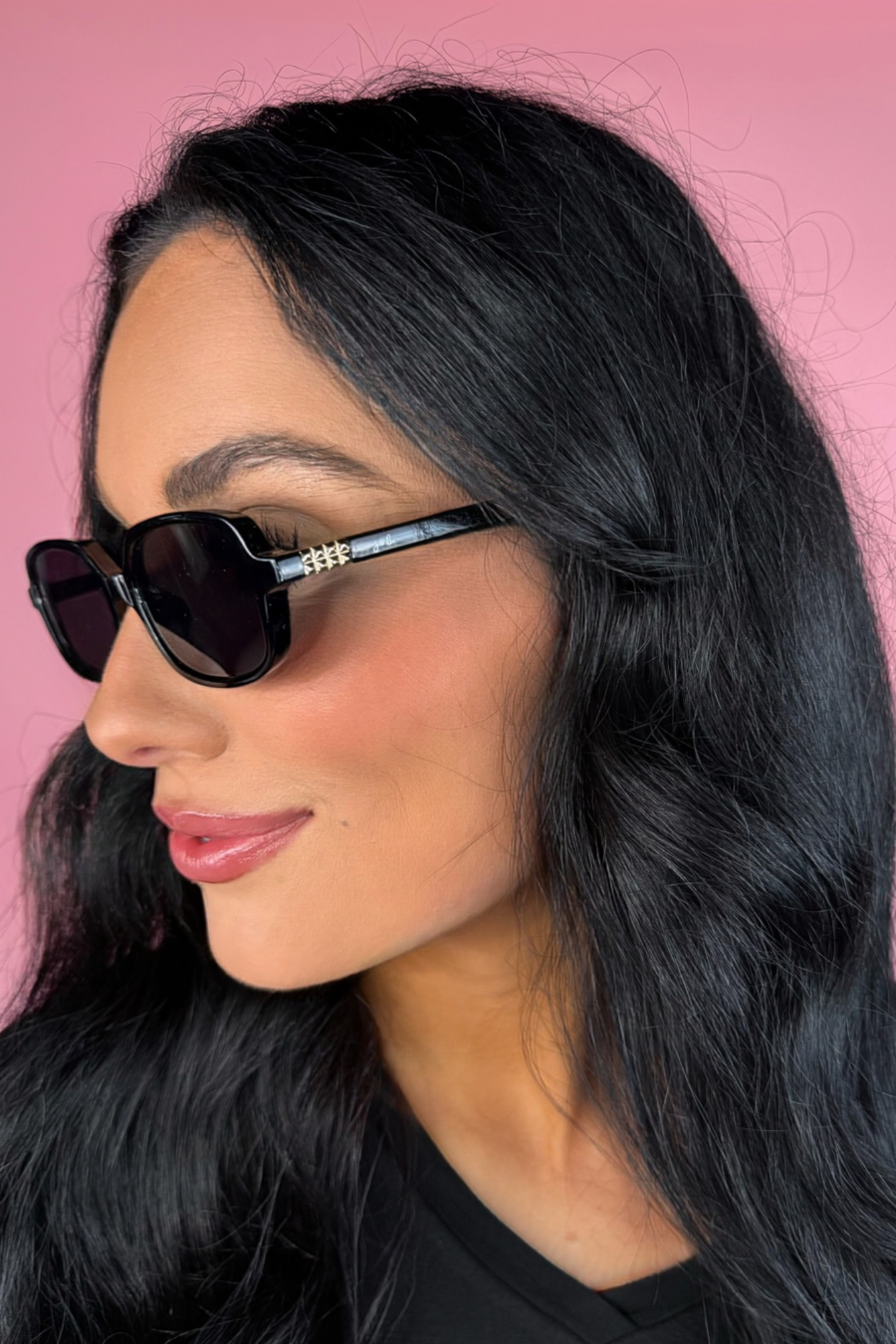 Bali Bound Sunglasses- Black