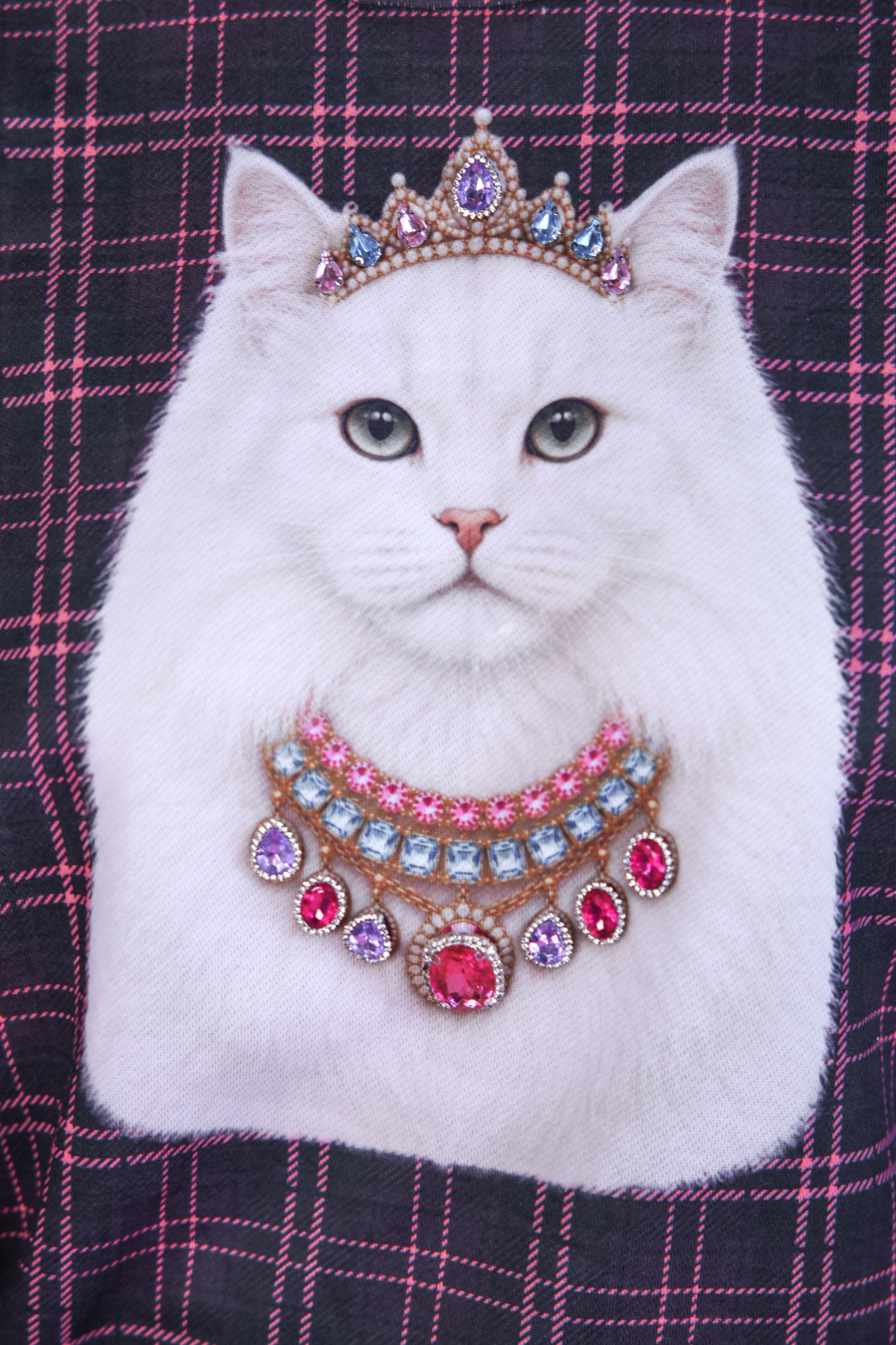 PREORDER- Pretty Wild Pullover- Jeweled Kitty