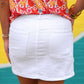 Sadie Cargo Skirt- White