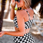 PREORDER- Sundazed Two Piece Swimsuit- Checkerboard Checkered
