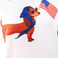 PREORDER- Patriotic Pup Waffle Tee