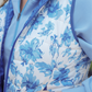 PREORDER- Delilah Puffer Vest- Blue Eternal Blossom