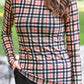 PREORDER- Kate Mesh Top- Nora Plaid