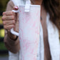 Chloe Camo Sleek Tumbler- Pink